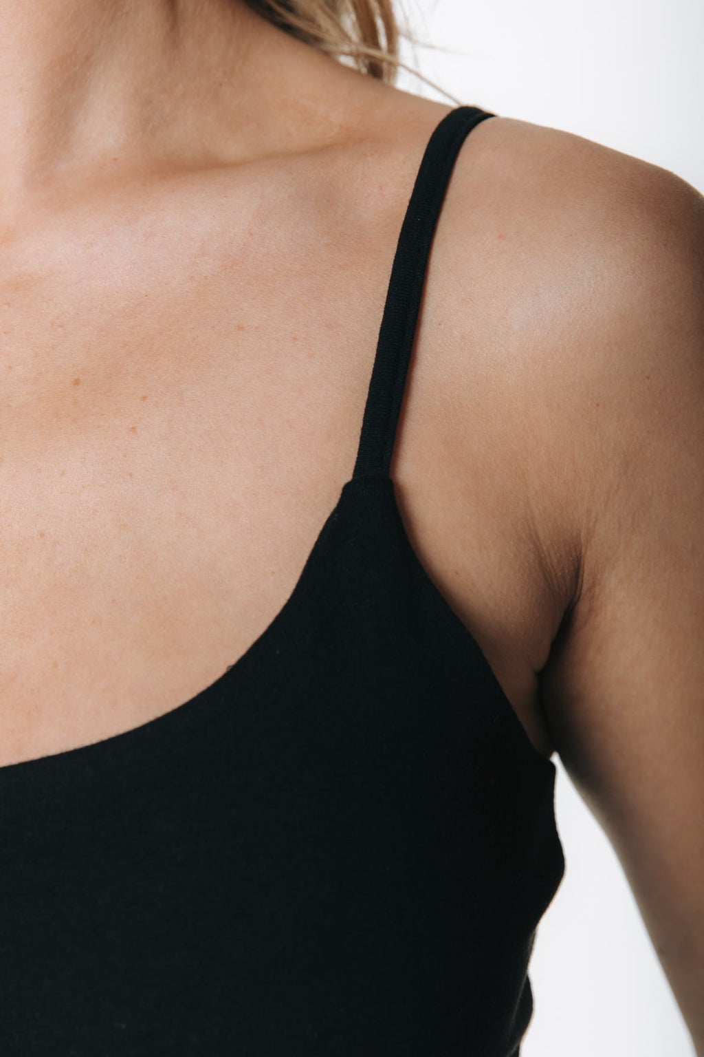 Strap Tank Top | Black