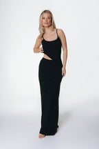 Strap Tank Top | Black