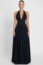 Salomé Maxi Dress — Ink