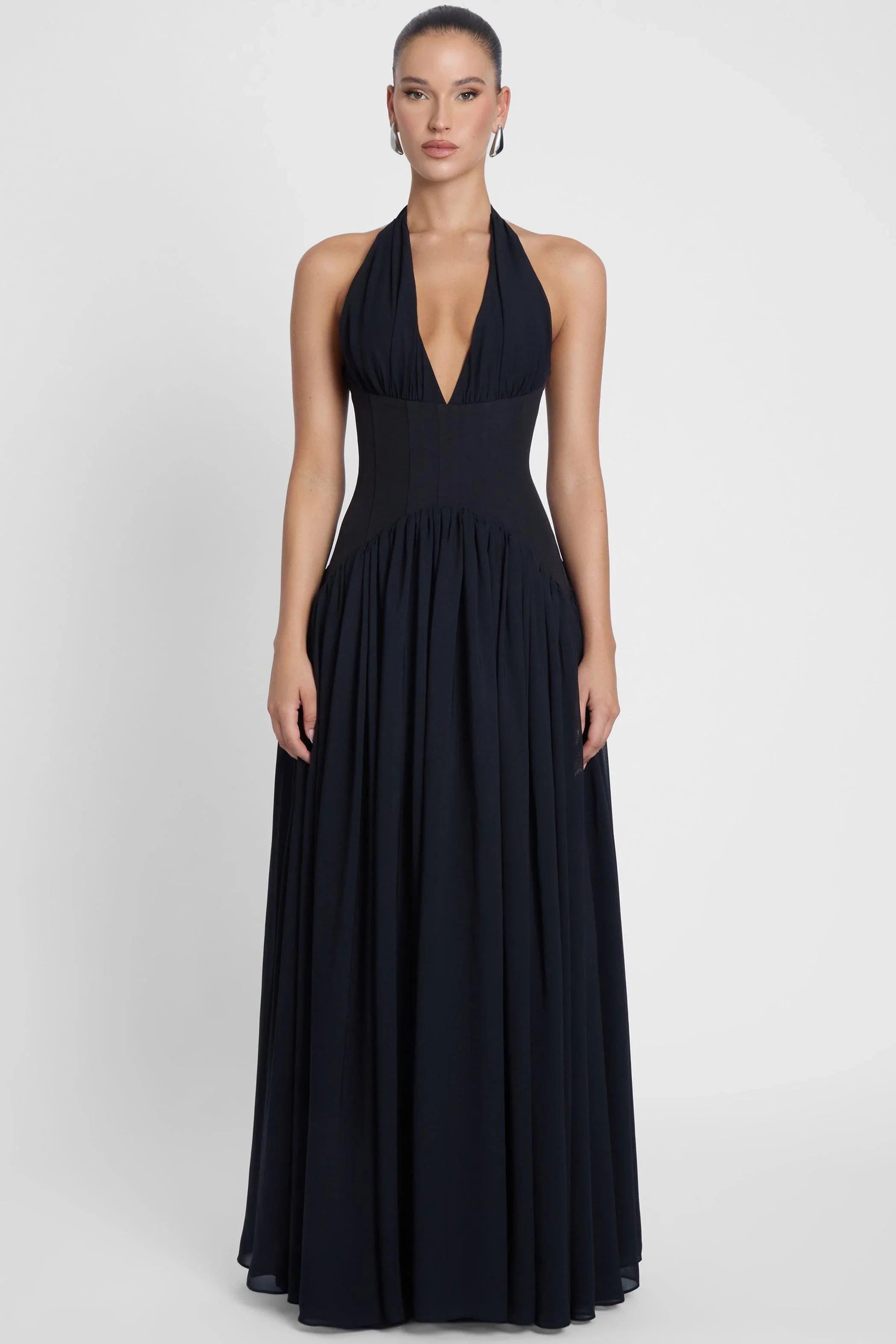 Salomé Maxi Dress — Ink
