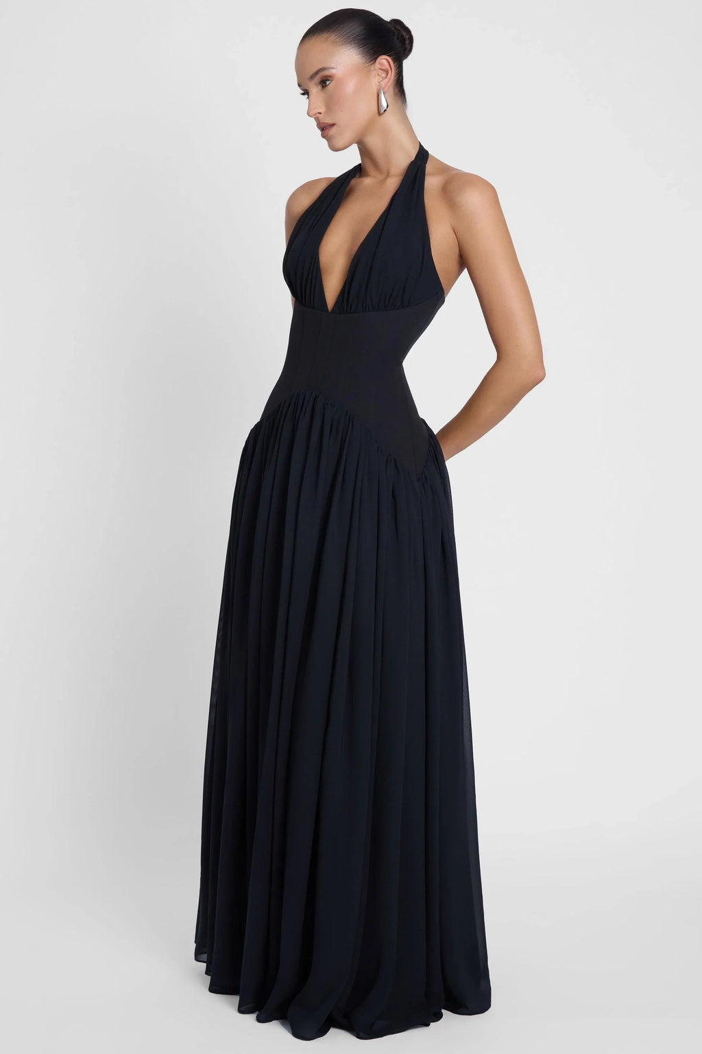 Salomé Maxi Dress — Ink