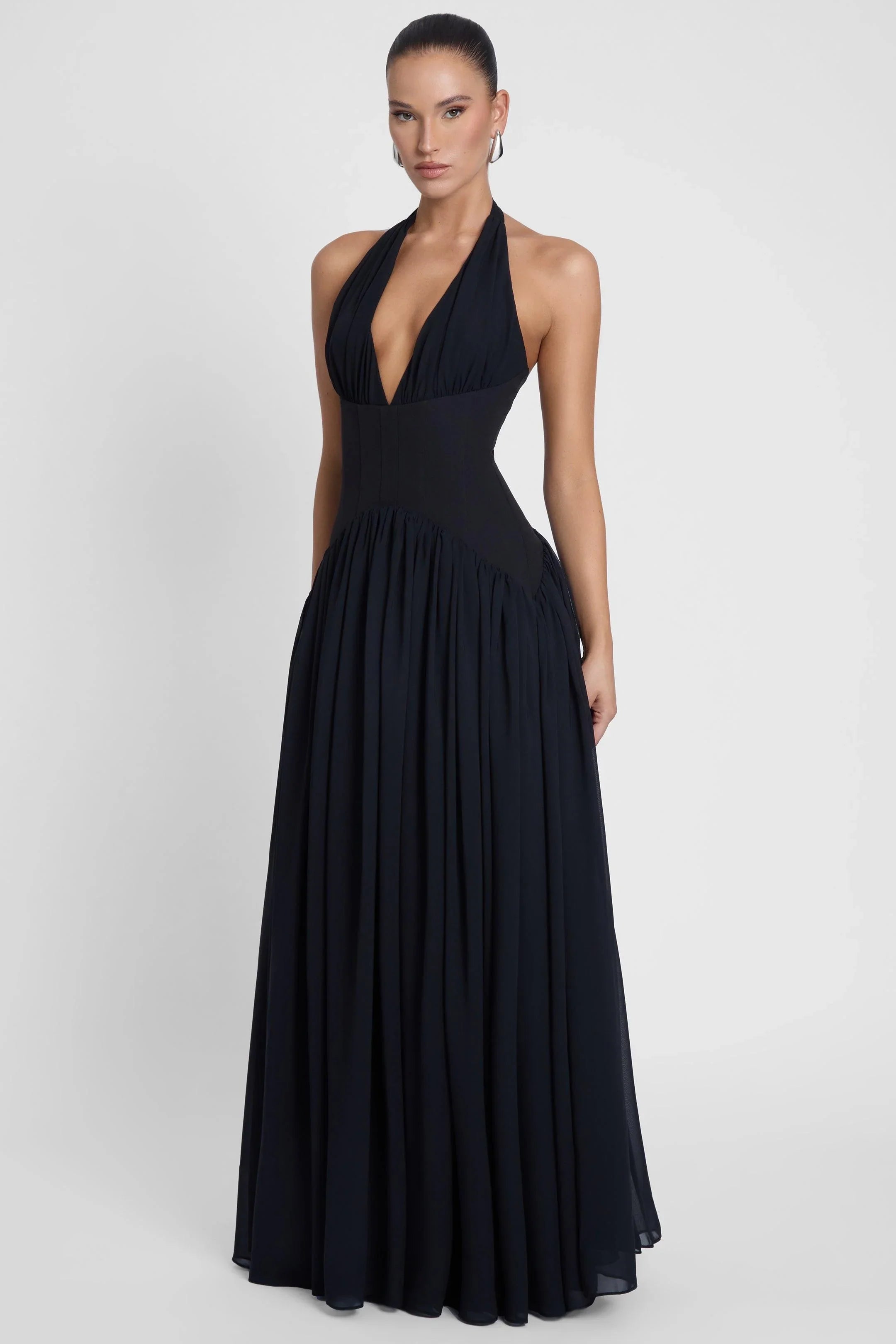 Salomé Maxi Dress — Ink